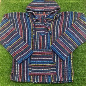 Striped Vintage Skater Baja Hoodie